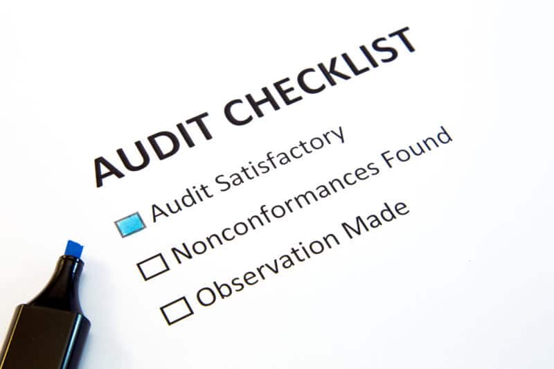 Audit checklist