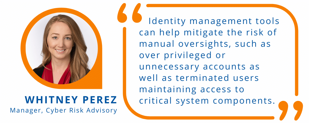 Whitney Perez offers an identity management tip.