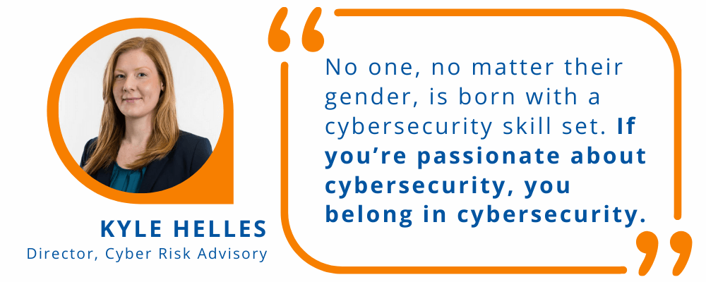 Kyle Helles wants readers to know if they're passionate about cybersecurity, they belong in cybersecurity.