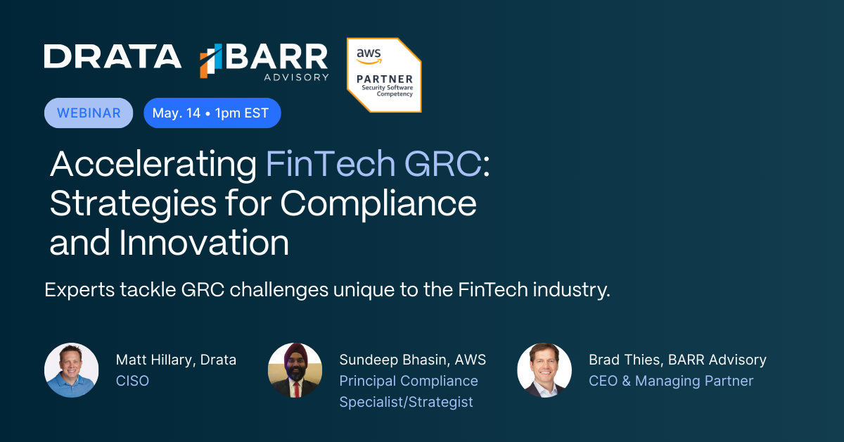Accelerating FinTech GRC Webinar Featured Image