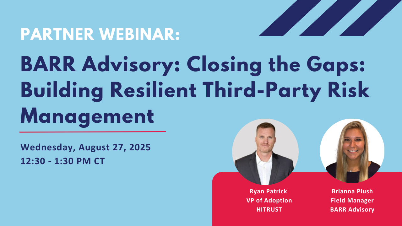 HITRUST Webinar Featured Image